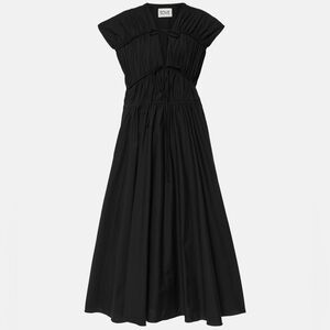 TOVE Black Midi Dress